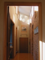 Photo of sunlit house interior